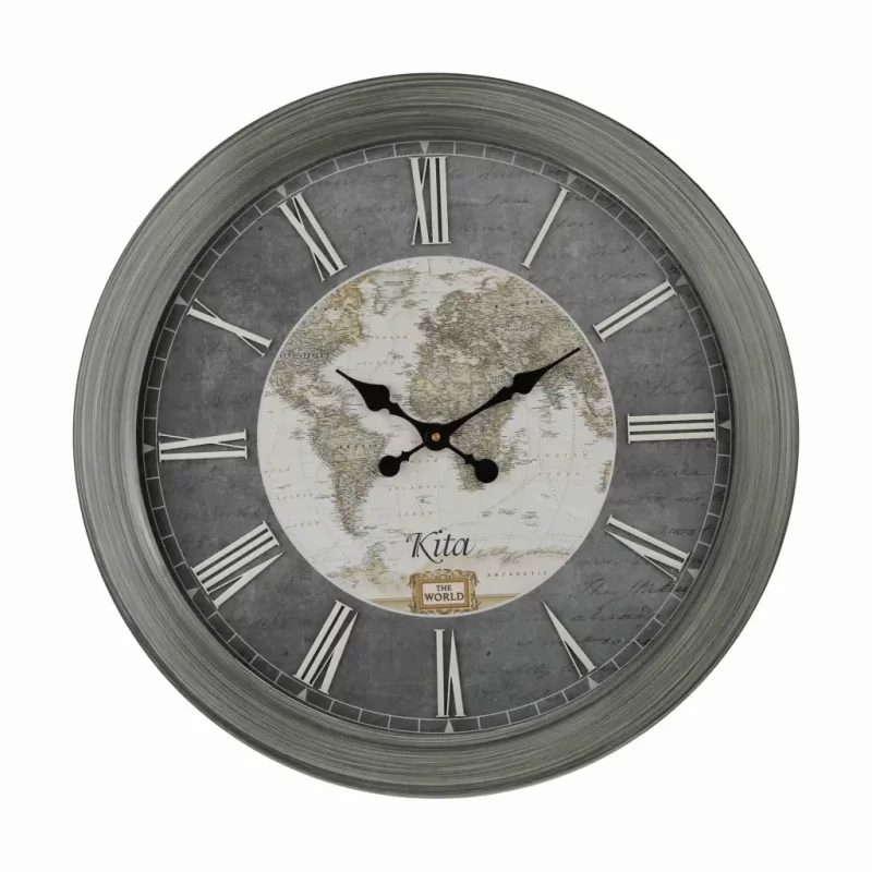 ساعت دیواری چوب و چرم مدل آنتیک     کد ۷۰۸