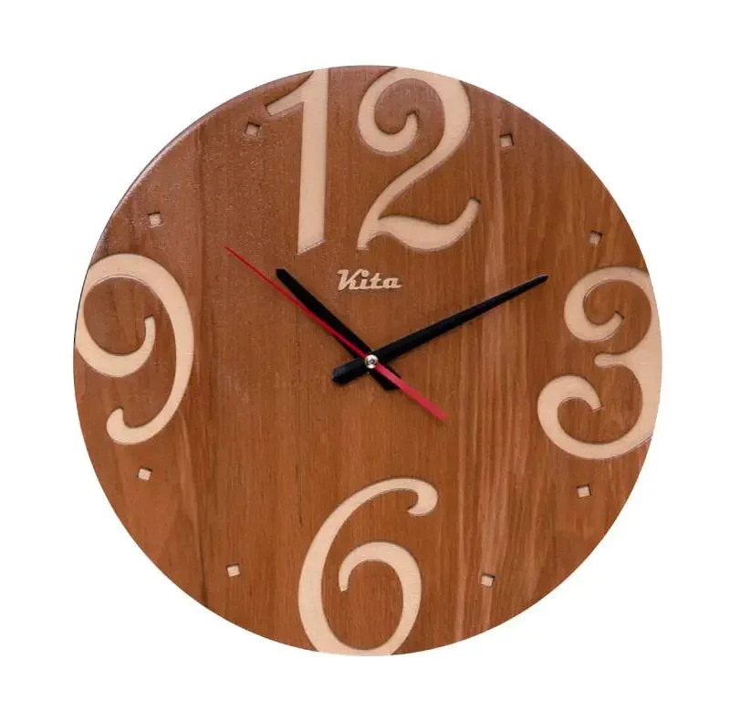 ساعت دیواری چوبی مدل کلاسیک   کد ck605ck
