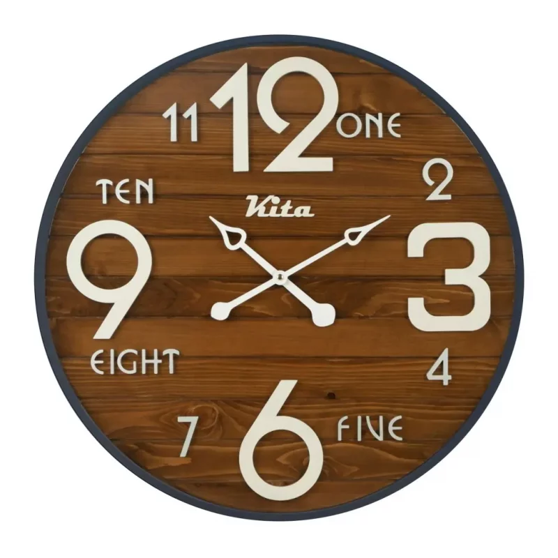 ساعت دیواری چوبی کد CKH627gm