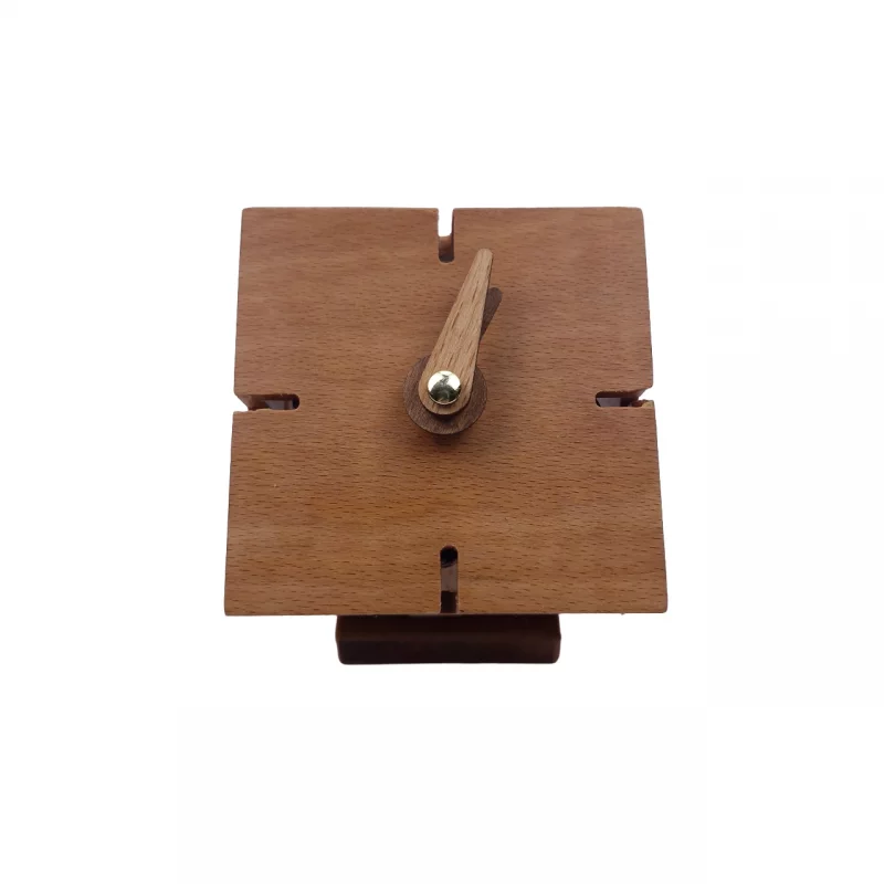 ساعت چوبی مکعبی رومیزی کد WD5844