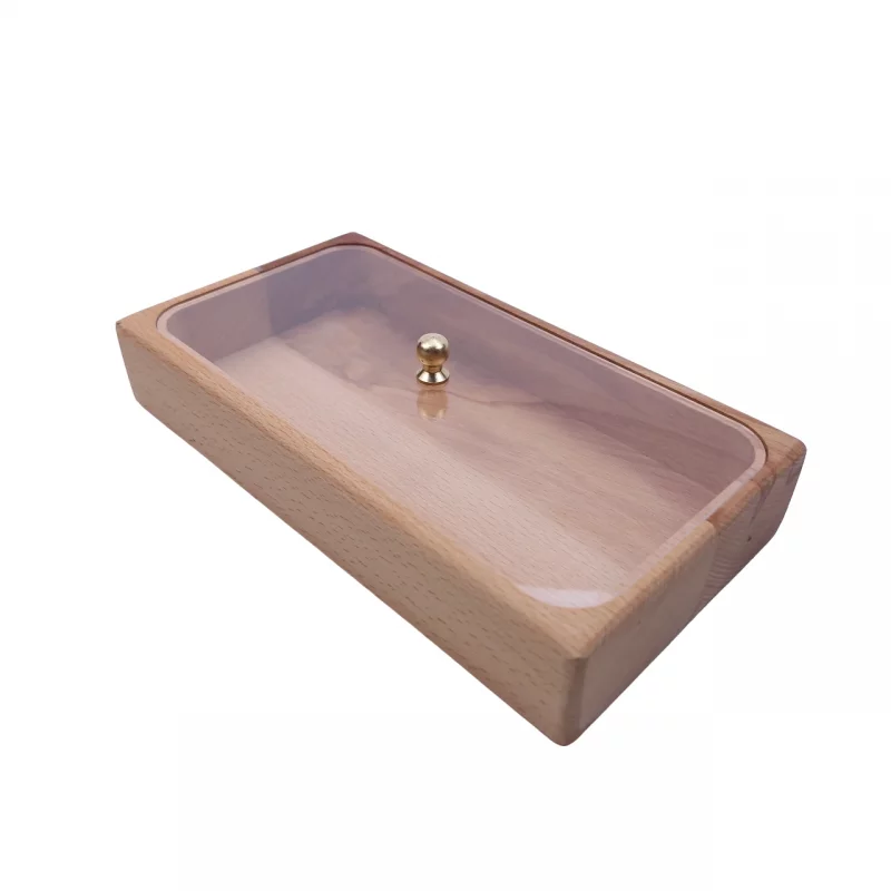 جاقاشقی چوبی مستطیل درب پلکسی کد WD5846