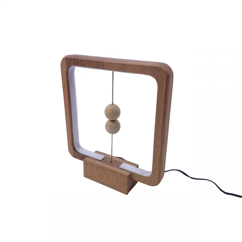 آباژور  چوبی مگنتی مربع کد LA5517