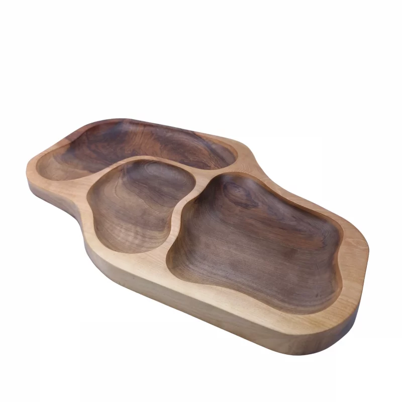 سینی اردو خوری بزرگ چوبی کد WD5858