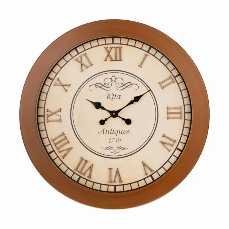 ساعت دیواری چوبی مدل آنتیک کد ۷۰۱