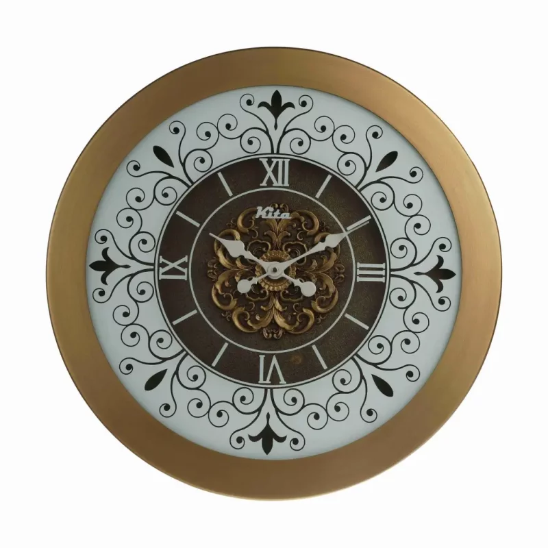 ساعت دیواری چوبی ویترایل کد t660