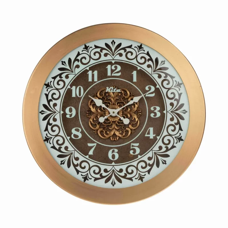 ساعت دیواری چوبی ویترایل کد t663