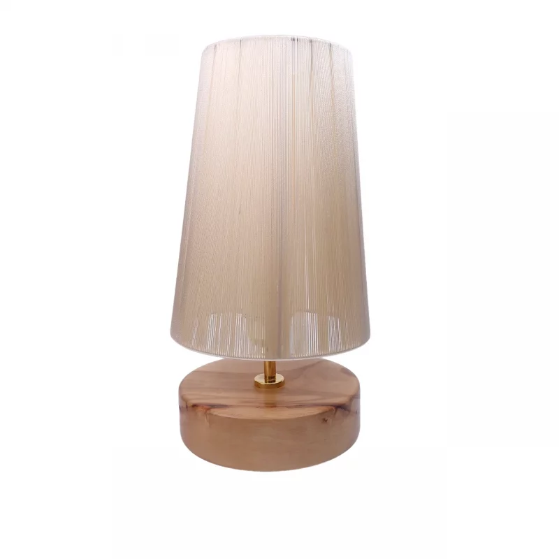 آباژور چوبی دوکی بلند کد LA5522