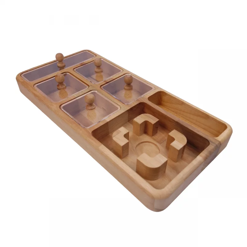 جعبه پذیرایی مستطیل 6 خانه وارمردار کد WD5889