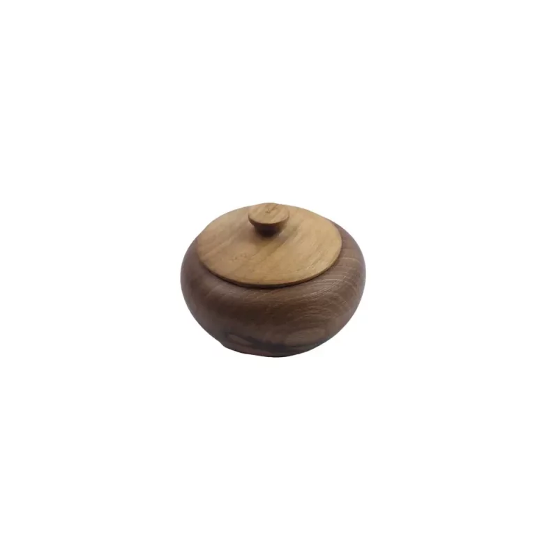 قندان چوبی خمره ای کد WD5774