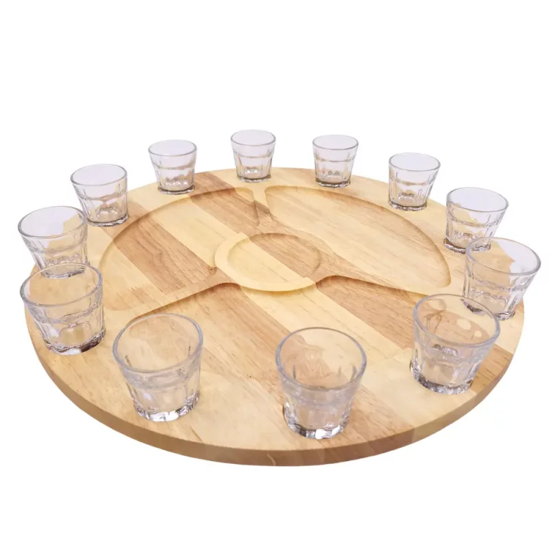 سرو گرد نوشیدنی 12 نفره پایه چرخشی کد WD5698