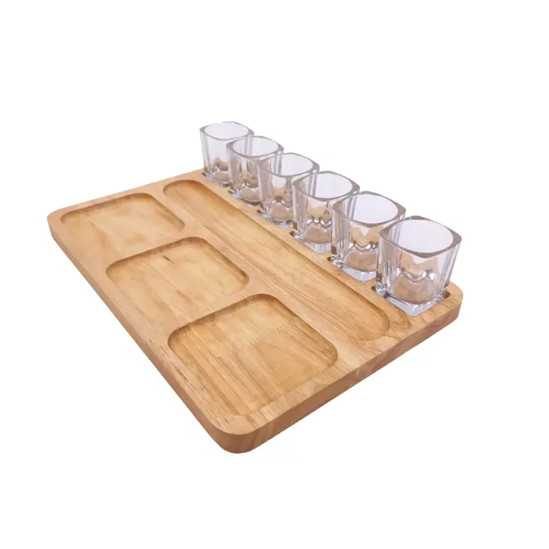 سرو نوشیدنی مستطیل 6 نفره + 6 عدد شات کد WD5699