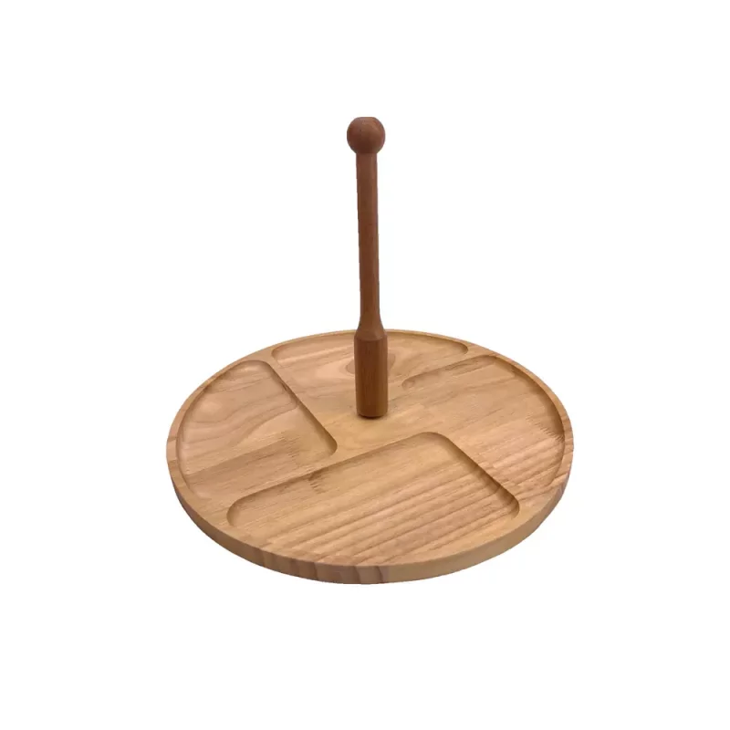 اردو چهارخانه گرد هولدردار چوبی کد WD5665