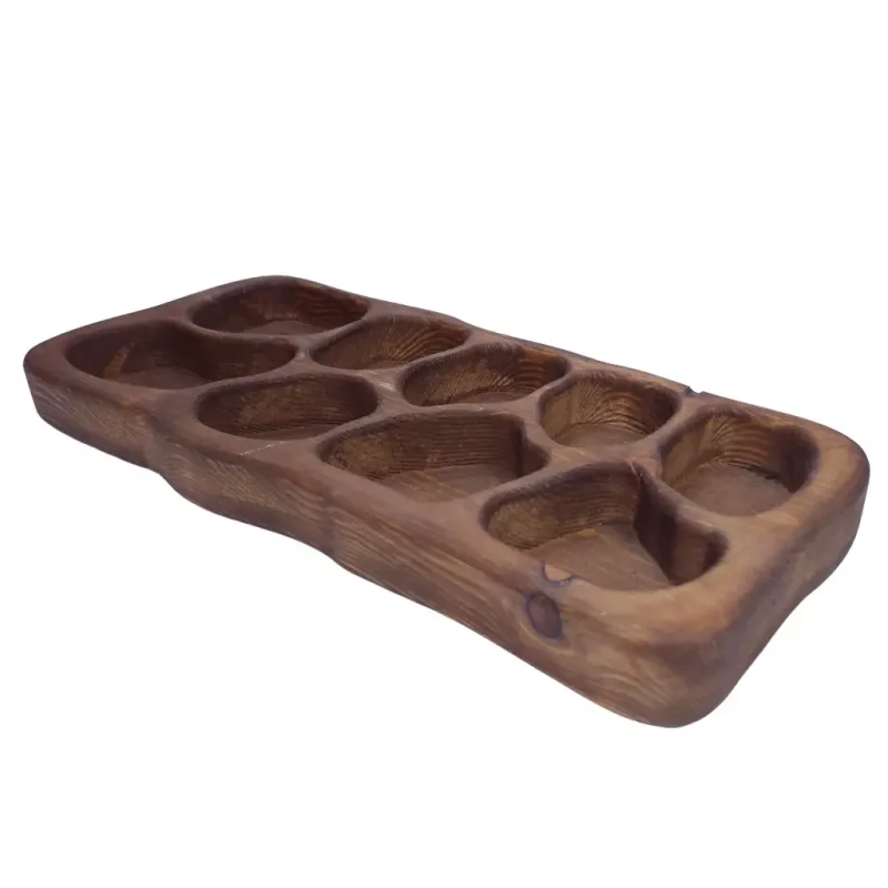 اردوخوری رستیک چوبی چند خانه کد WD5668