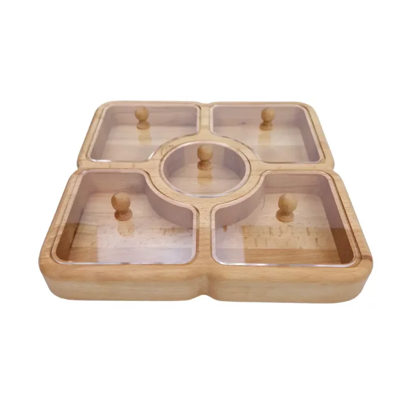 جعبه تشریفاتی مربعی چوبی کد WD5670