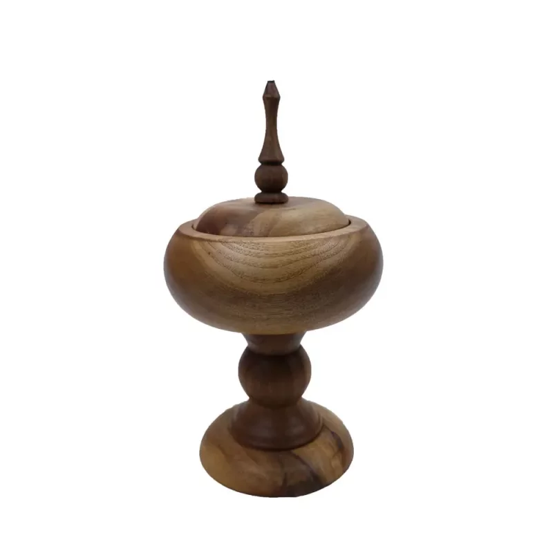 شکلات خوری پایه دار چوبی کد WD5644