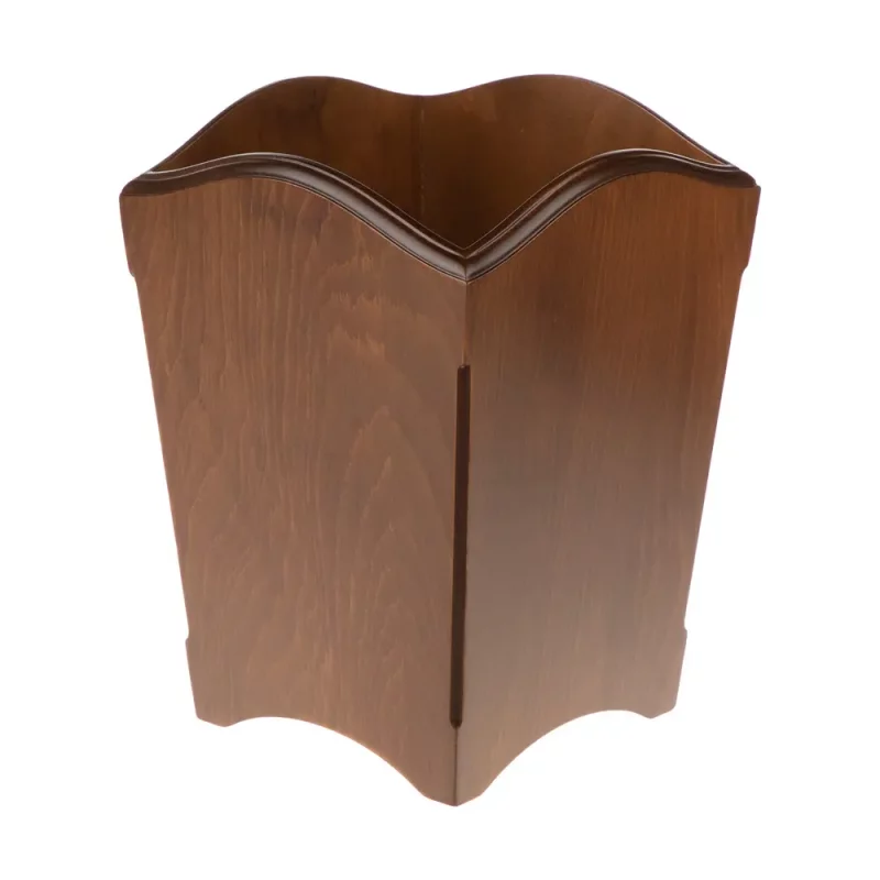 سطل زباله چوبی کلاسیک کد BT060