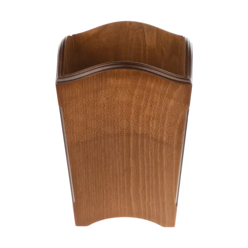 سطل زباله چوبی شیک طرح خاطره کد BT061