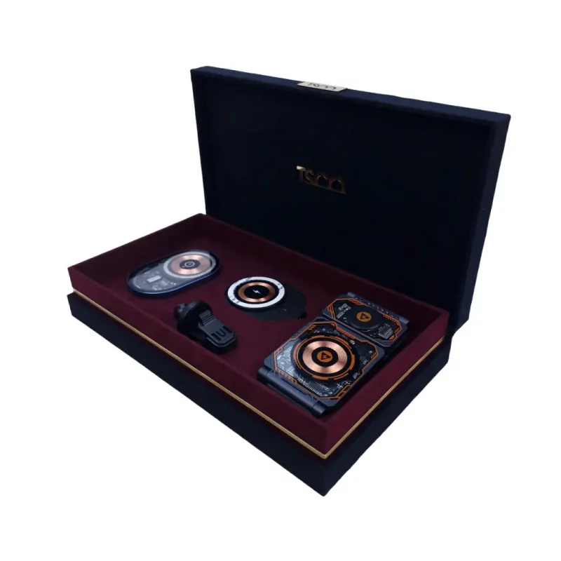 پک هدیه پاوربانک و شارژر رومیزی روجا کد PD5523