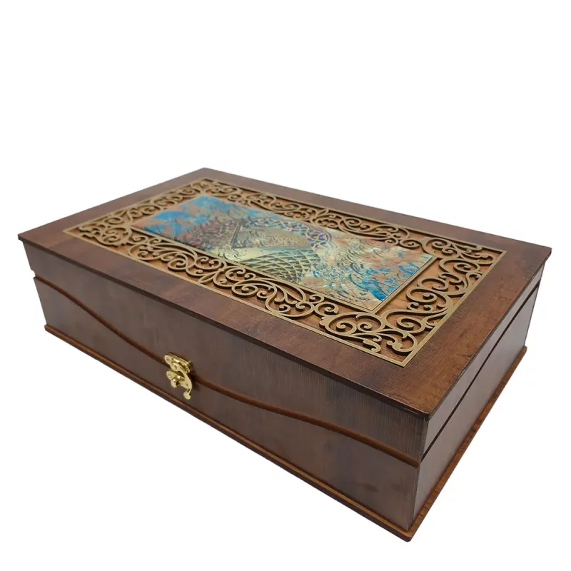 جعبه چوبی هدیه مهرگان کد BW5513