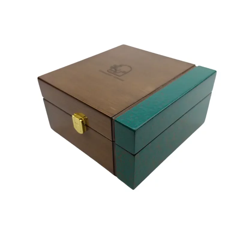 جعبه چوبی کادویی برای صنایع دستی طرح فیروزه کد BW5515
