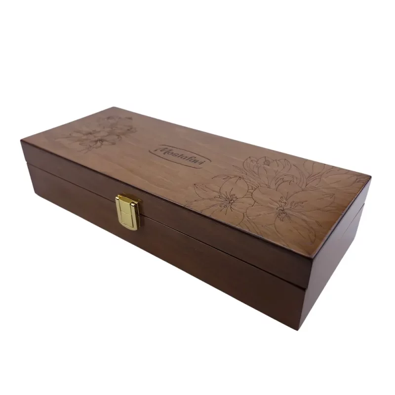 جعبه چوبی پک زعفران کد BW5520