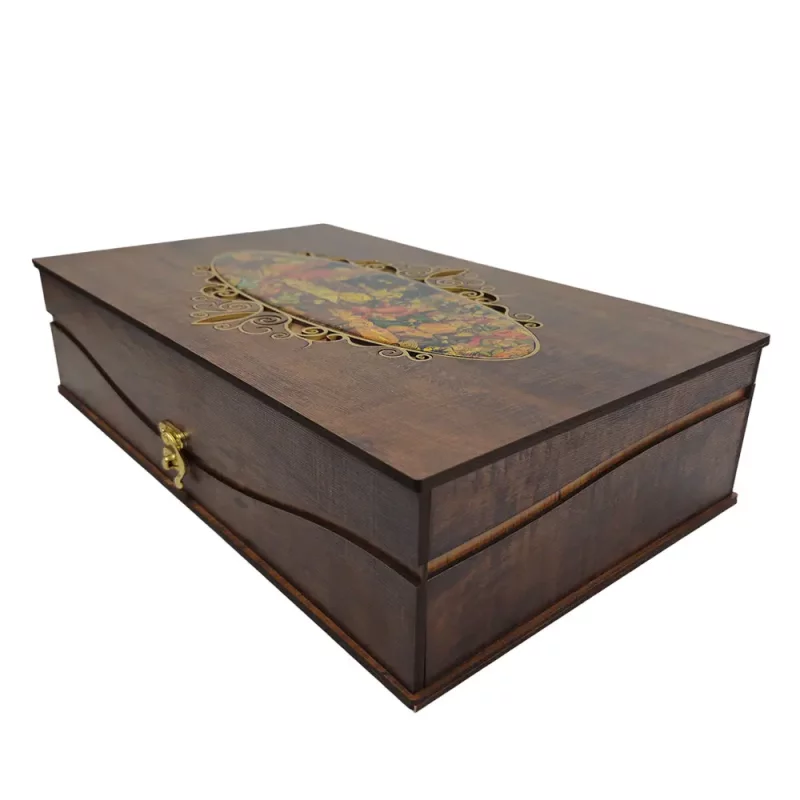 جعبه هدایا چوبی مدل ضیافت کد BW5524