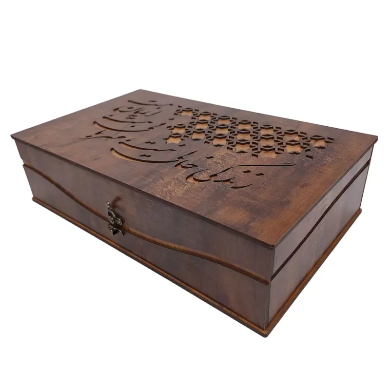 جعبه چوبی چکامه کد BW5526