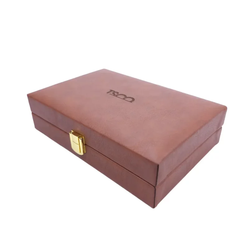 جعبه چرم کادویی مدل رسپینا کد BC5502