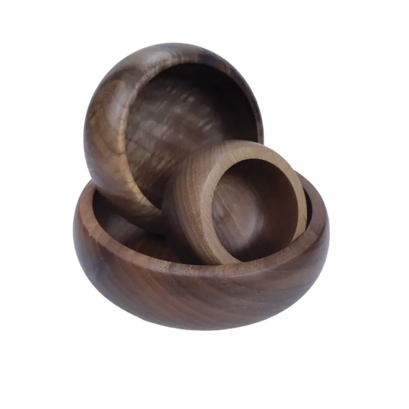 کاسه چوبی قطر 15 سانتی متر کد WD5524