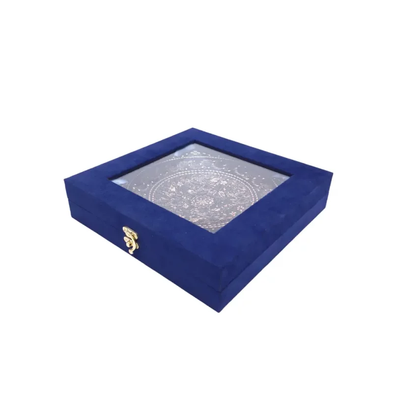 بشقاب صنایع دستی سایز 25 الماس تراش کد PI5514