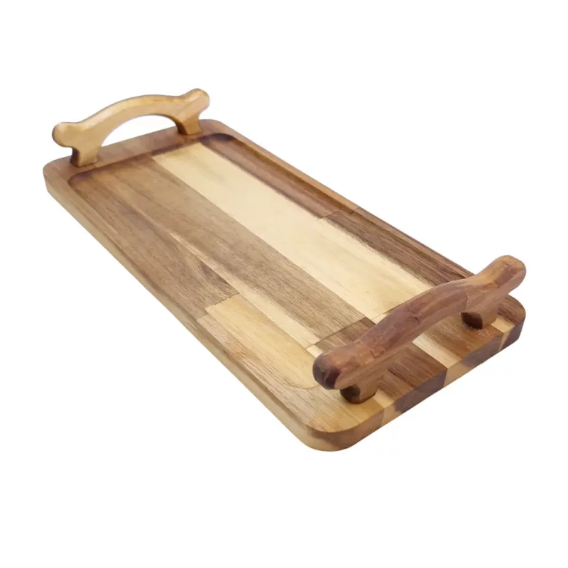 سینی مستطیل چوبی کوچک کد WD5578