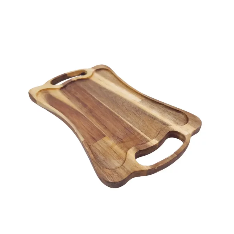 سینی کمر باریک چوبی کوچک کد WD5582