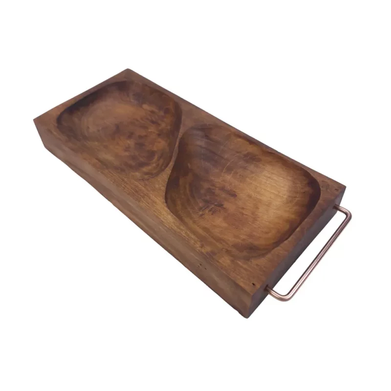 اردوخوری دو خانه دسته فلزی کد WD5680