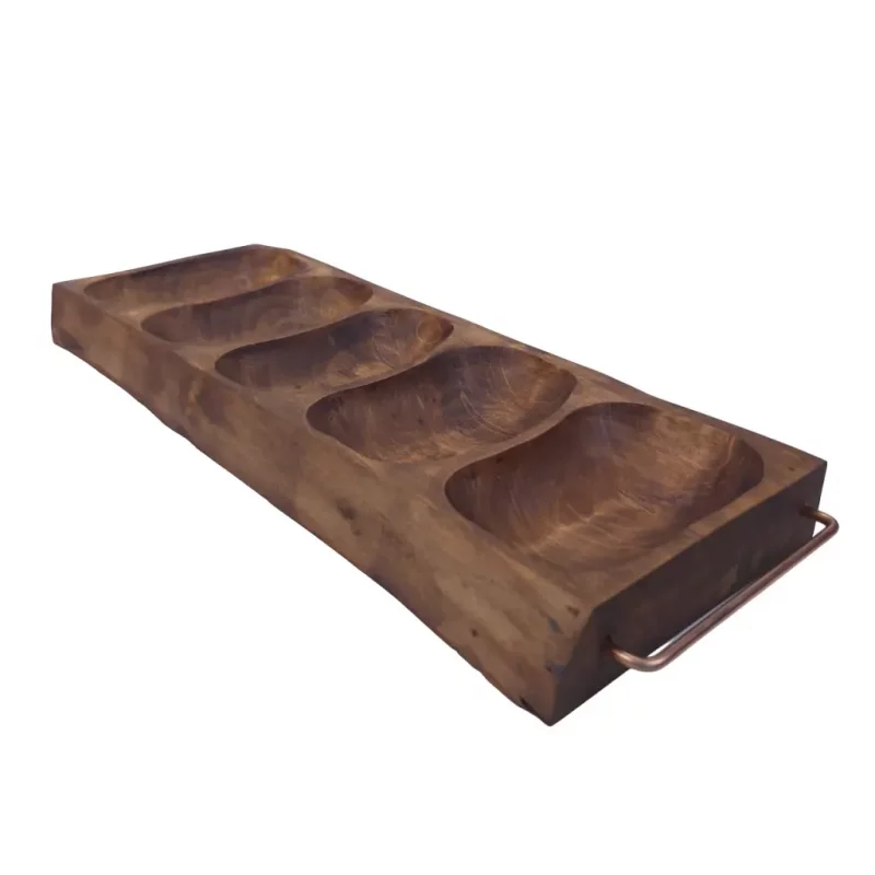 اردوخوری پنج خانه دسته فلزی کد WD5683