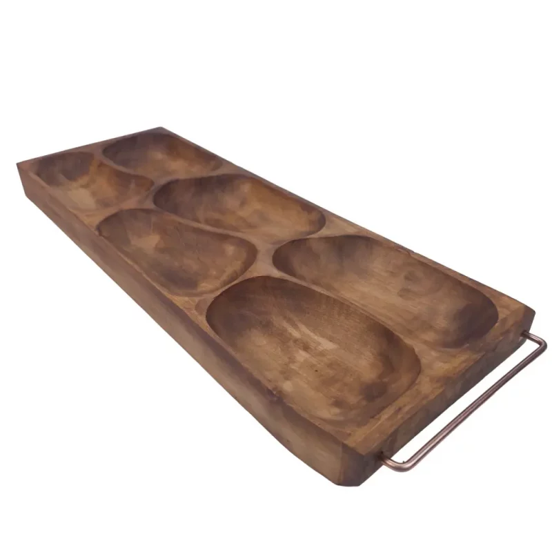 اردوخوری شش خانه دسته فلزی کد WD5684