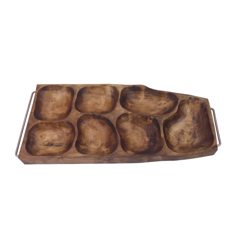 اردوخوری هفت خانه دسته فلزی کد WD5685
