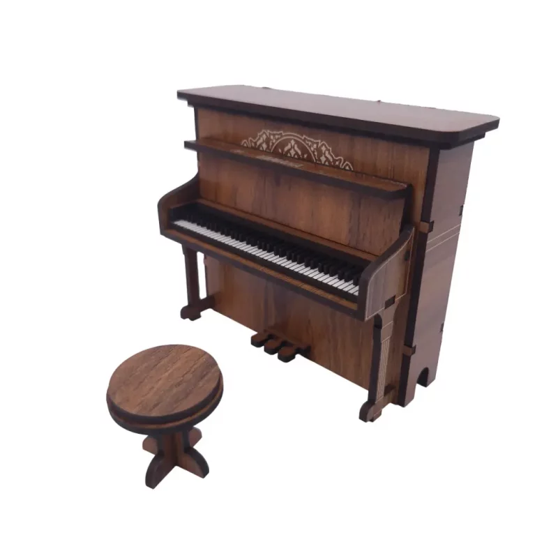 پیانو چوبی مینیاتوری کد WD5747