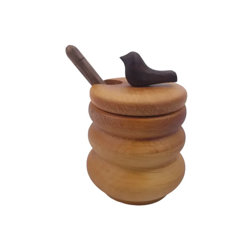 خمره عسل چوبی کد WD5752