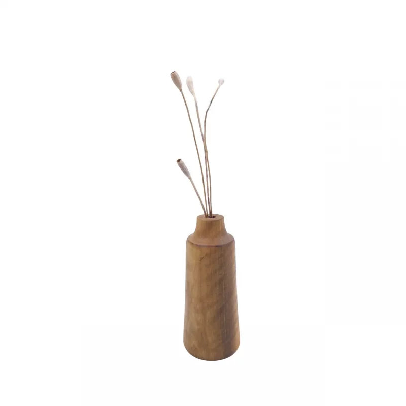 گلدان رومیزی چوبی تک کد WD5977