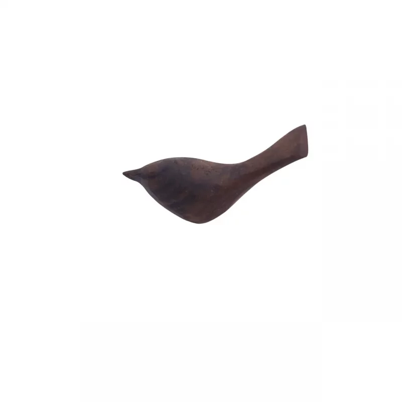 پرنده چوبی دکوری تیره کد WD5964