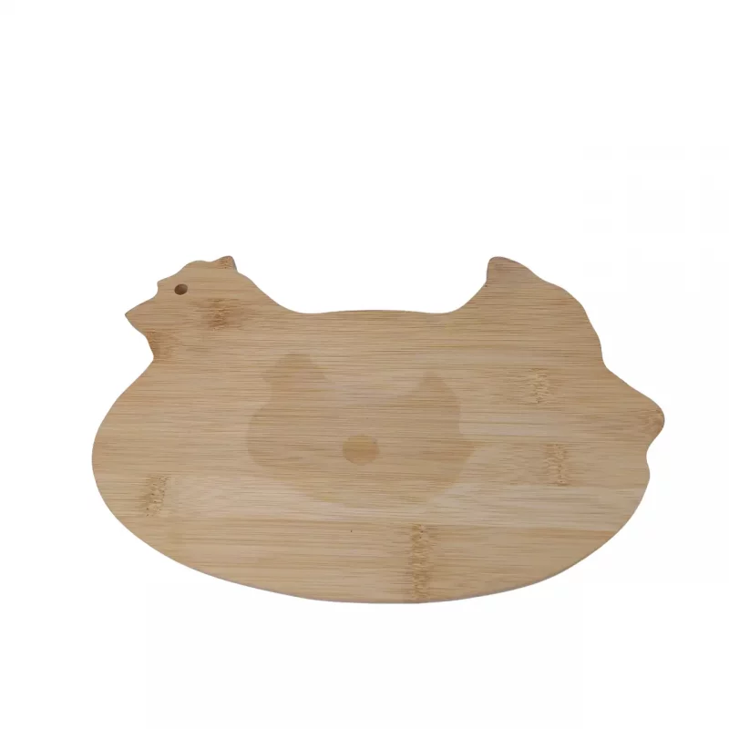 تخته سرو چوبی طرح مرغ کد WD5806