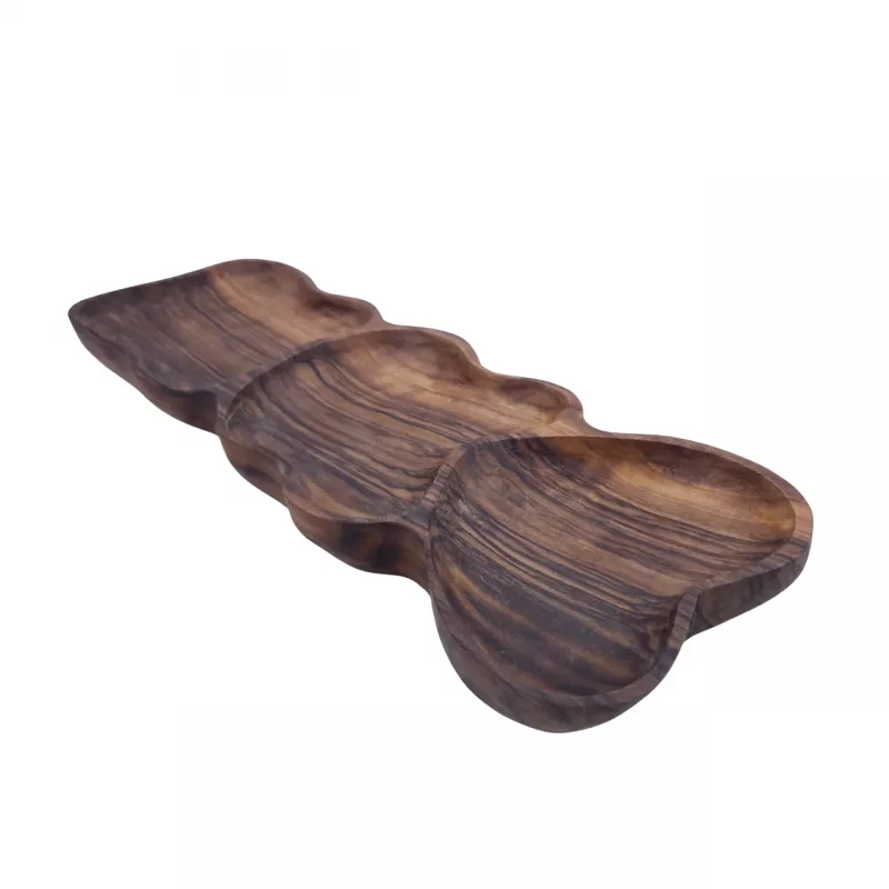 اردو خوری سه خانه طرح قلب  کد WD5991