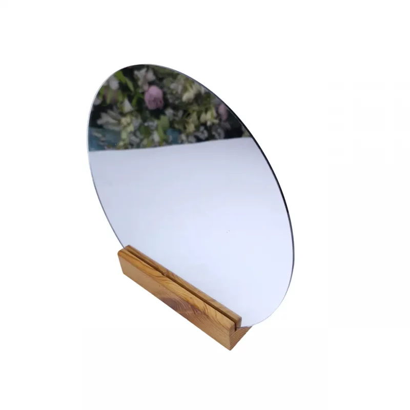 آینه چوبی رومیزی گرد کدWD6022