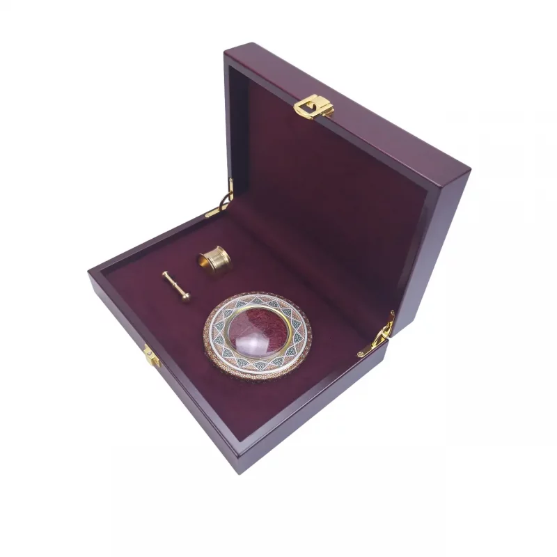 جعبه زعفران چوبی کد BW5557