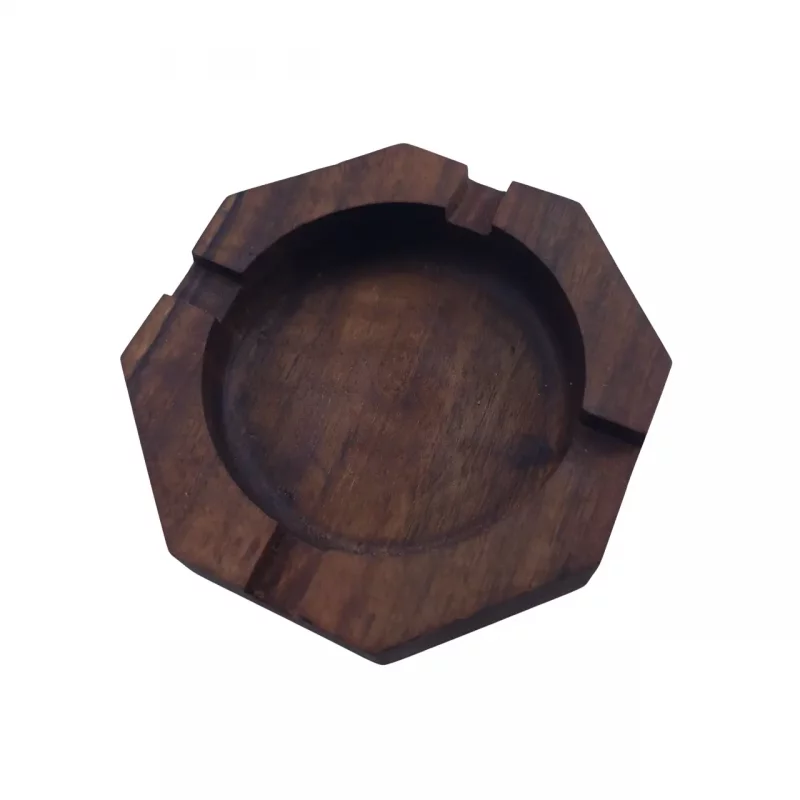 زیر سیگاری چوبی شش ضلعی کد WD6084