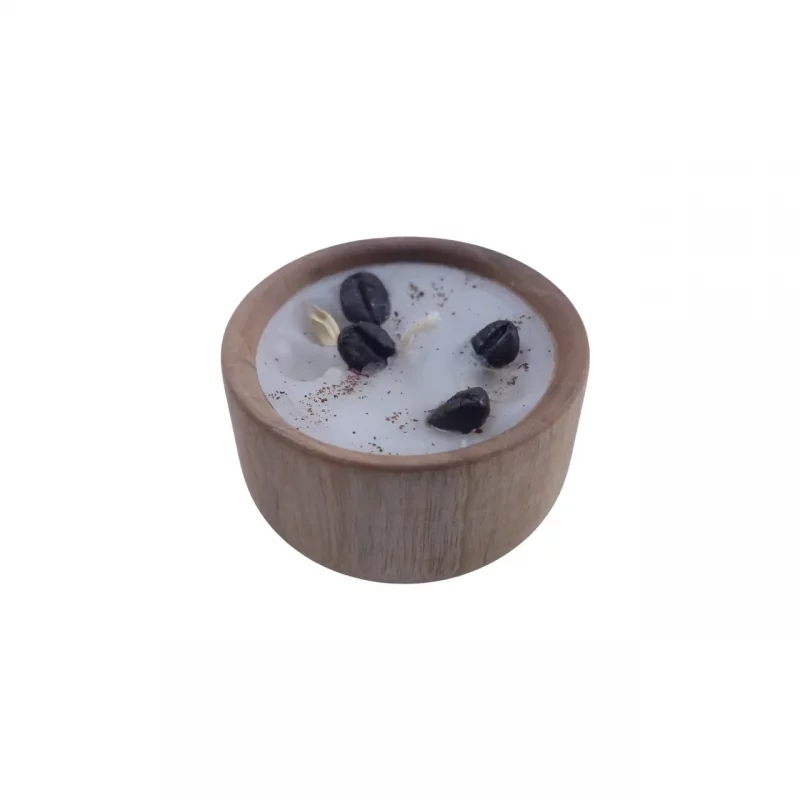 پیاله شمع تزیین شده با قهوه کد WD6108