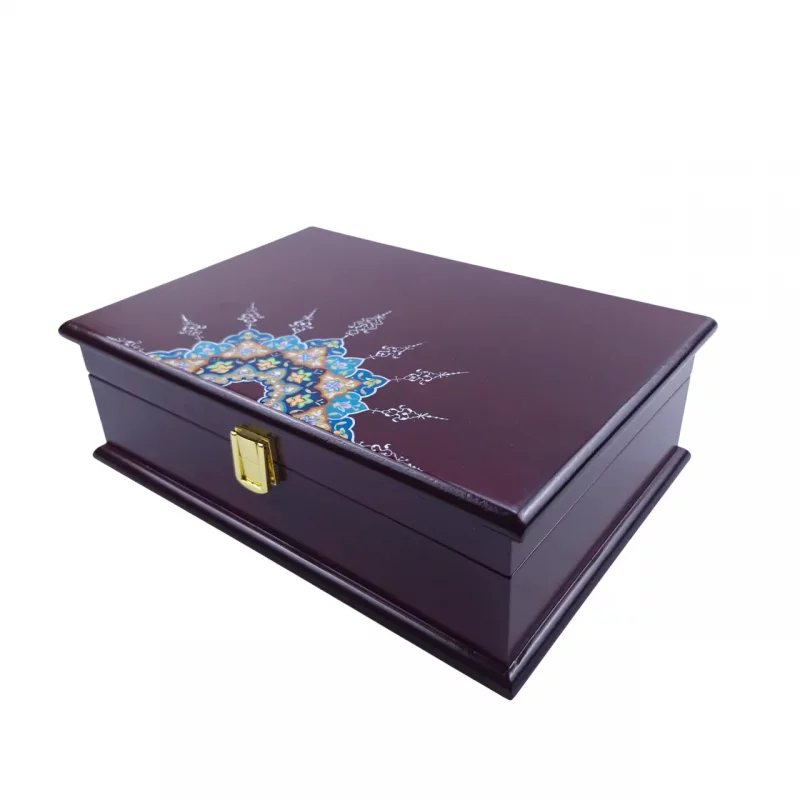 جعبه چوبی نگارگری  کد BW5564