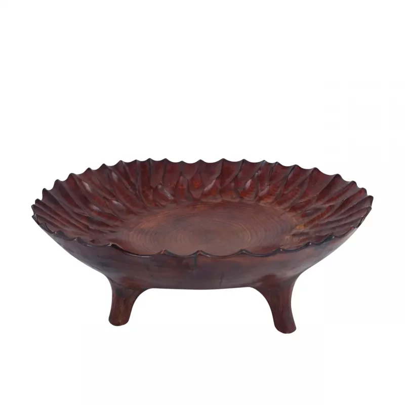 میوه خوری چوبی پایه دار با چوب چنار کد WD6133