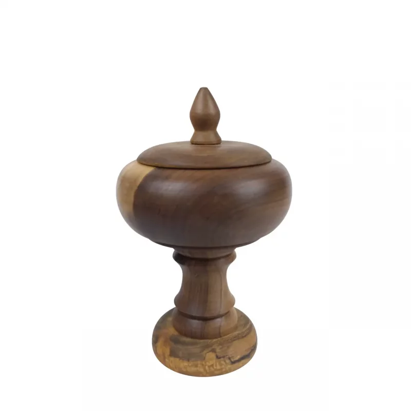 شکلات خوری چوبی پایه دار قطر 15 کد WD6136