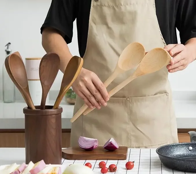 ۷ نکته برای نگهداری بهتر از ملاقه و قاشق چوبی و کفگیر چوبی
